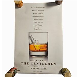 The Gentlemen Movie Poster 2020 27x40 Matthew McConaughey Charlie Hunnam D/S